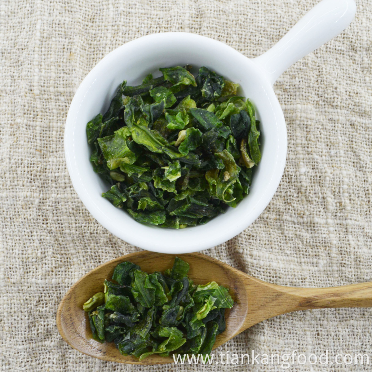 frozen and dried green beans